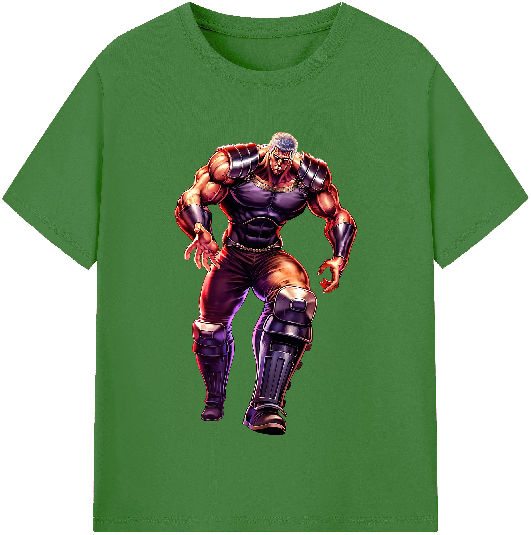 （画像用） 北斗の拳 Fist of the North Star レディースカジュアルプリントTシャツ（綿100％）
